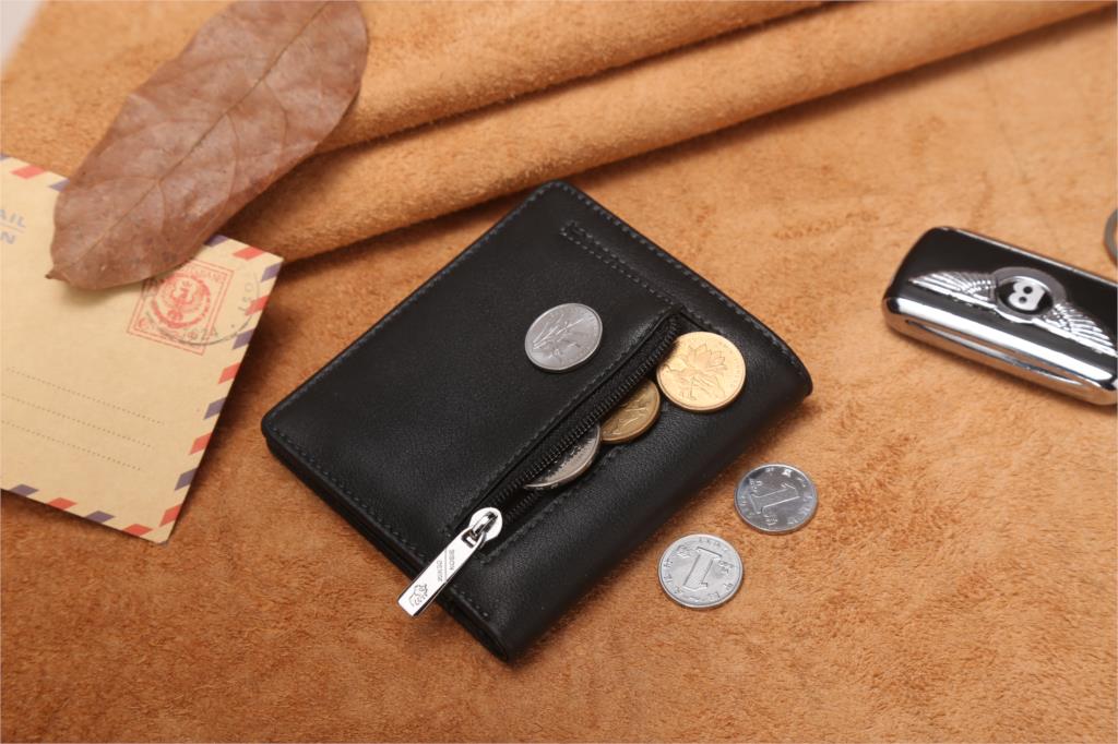 Men's Genuine Leather Small Wallet