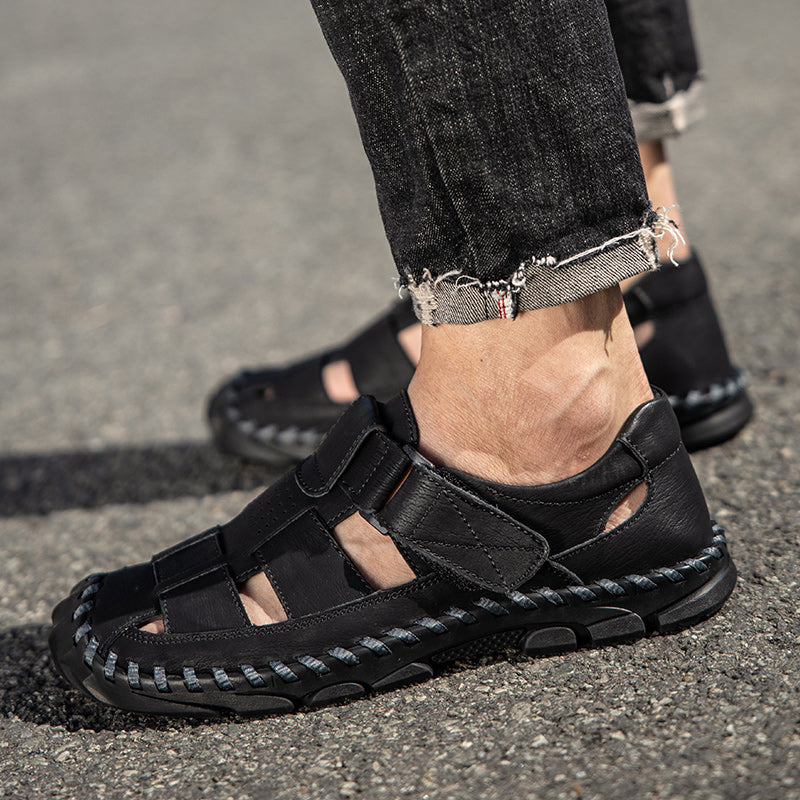 Men's Summer Casual Genuine Leather Sandals