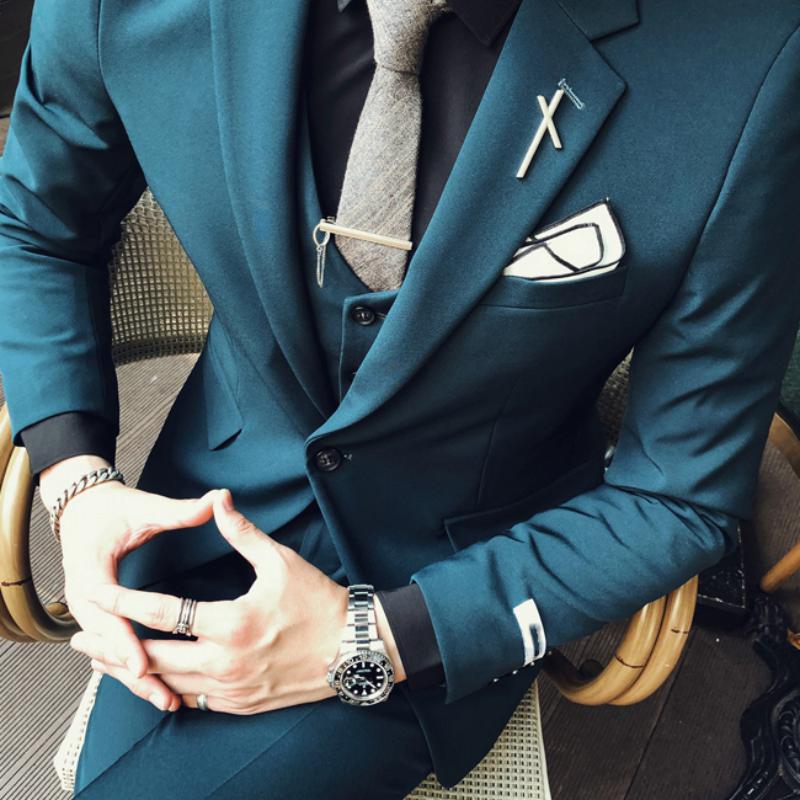 Men's Wedding Suit | Blazer & Vest & Pants