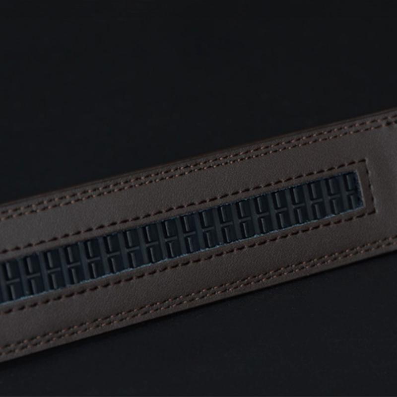 Men's Genuine Leather Belt With Automatic Buckle