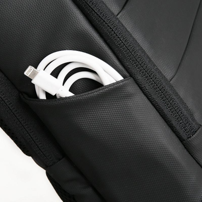 Men's Waterproof Shoulder Bag With USB Charging