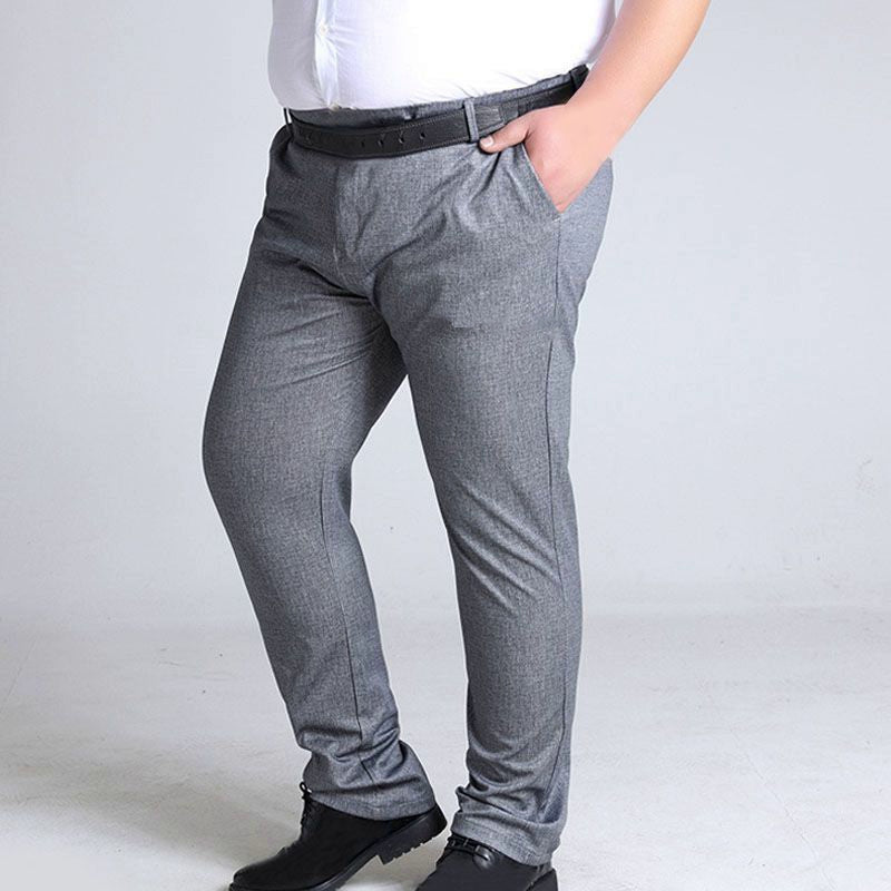 Men's Spring/Summer Elastic Pants | Plus Size