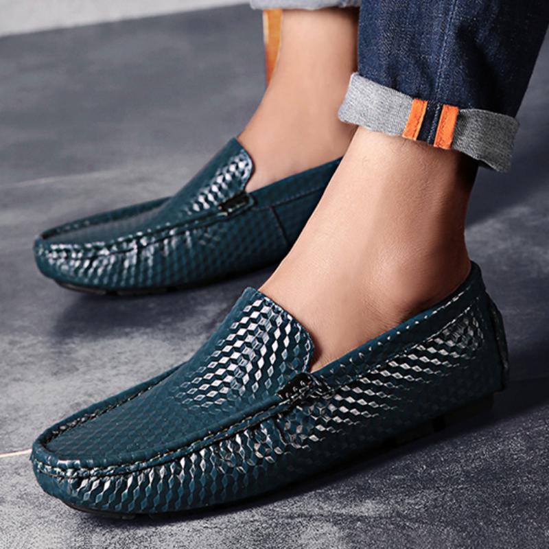 Men's Genuine Leather Slip-Ons
