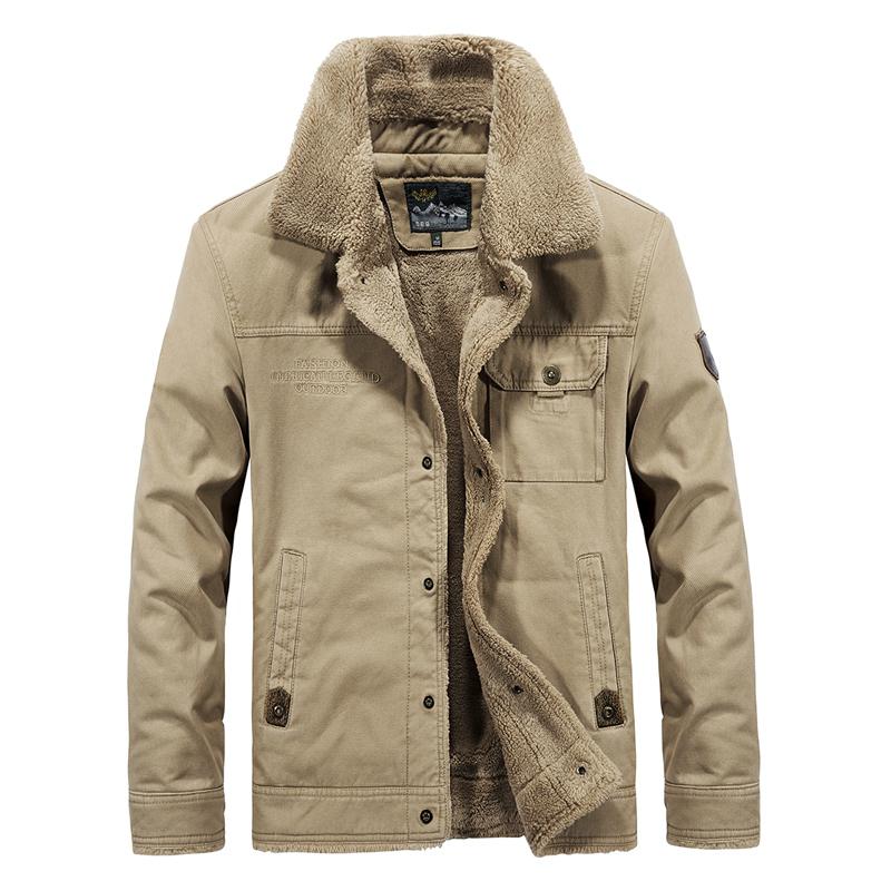 Men's Winter Casual Fleece Thick Jacket