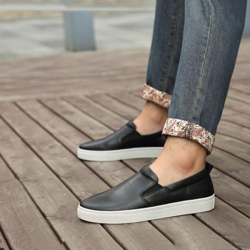 Men's Casual Genuine Leather Slip-Ons