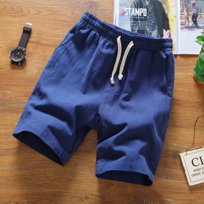 Men's Summer Breathable Linen Shorts | Plus Size