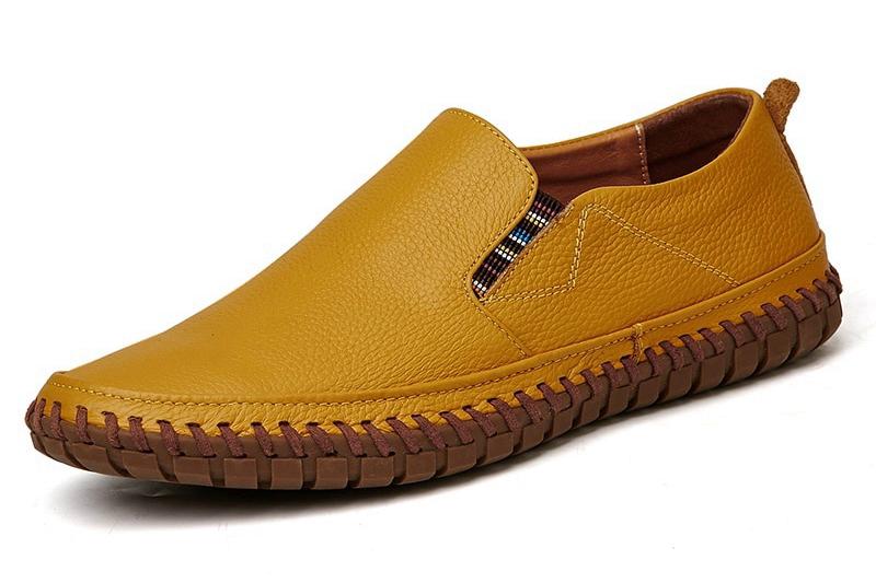 Men's Genuine Leather Slip-Ons | Plus Size