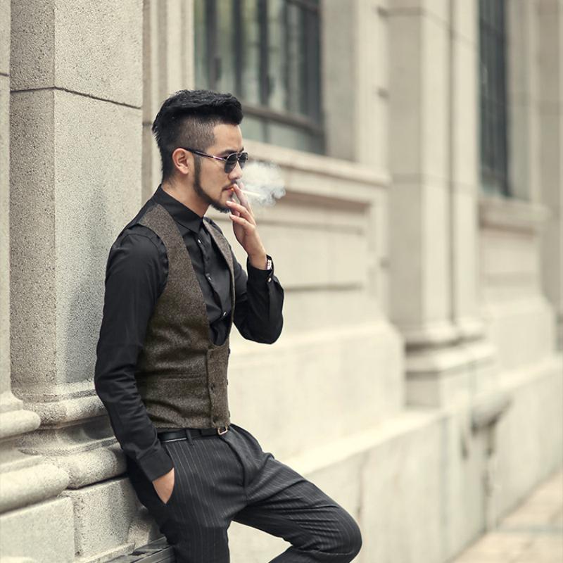 Men's Winter Casual Double Breasted Vest