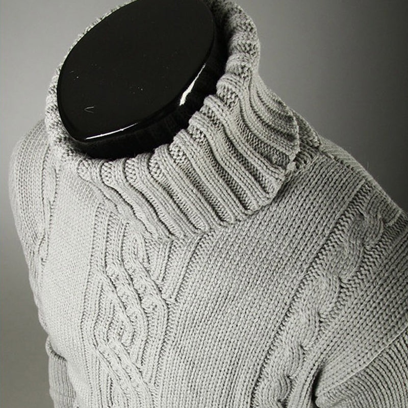 Men's Casual Knitted Turtleneck