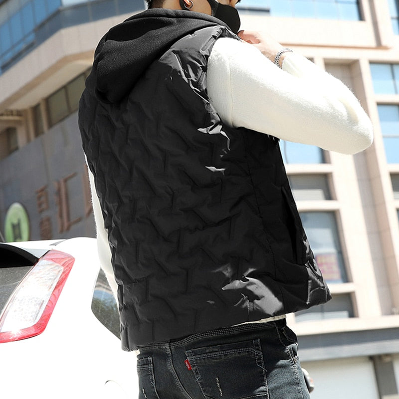 Men's Winter Hooded Vest