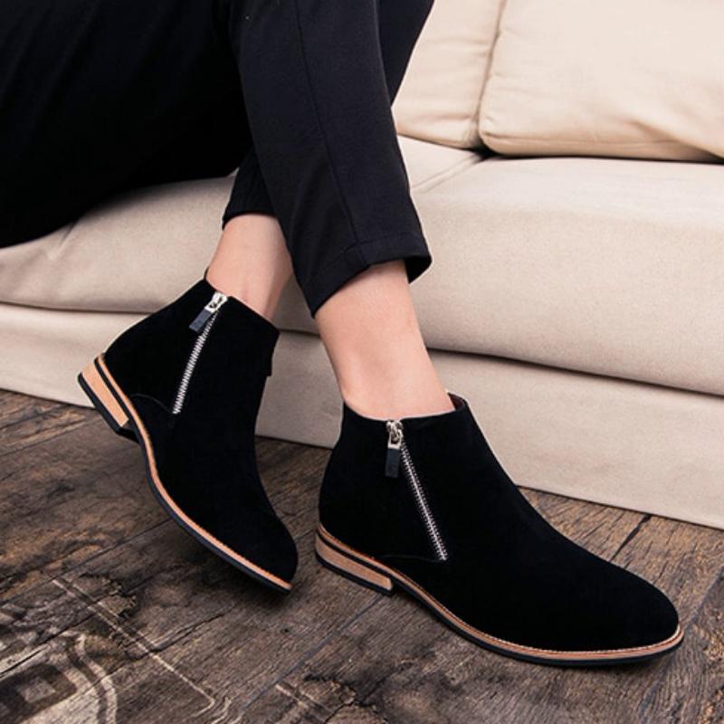 Men's Winter Suede Ankle Boots