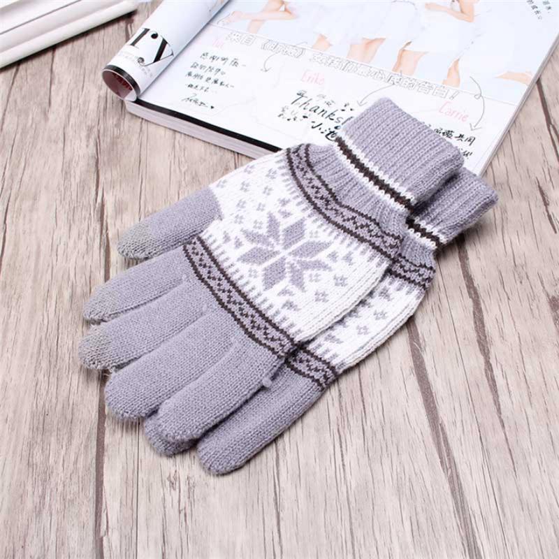 Men's Winter Woolen Knitted Gloves