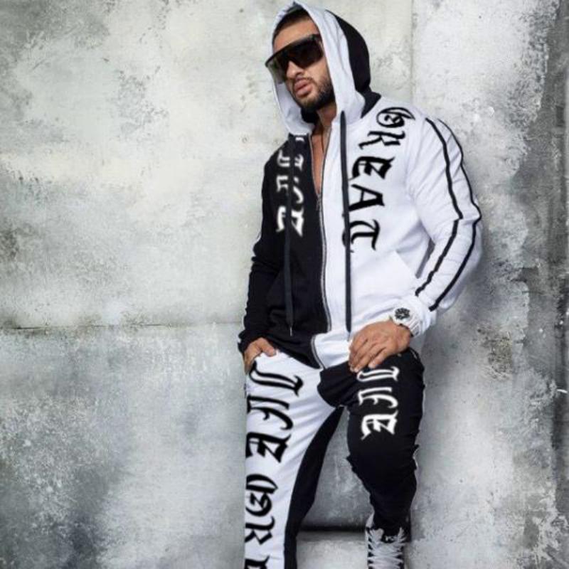 Men's Cotton Tracksuit | Hoodie And Pants