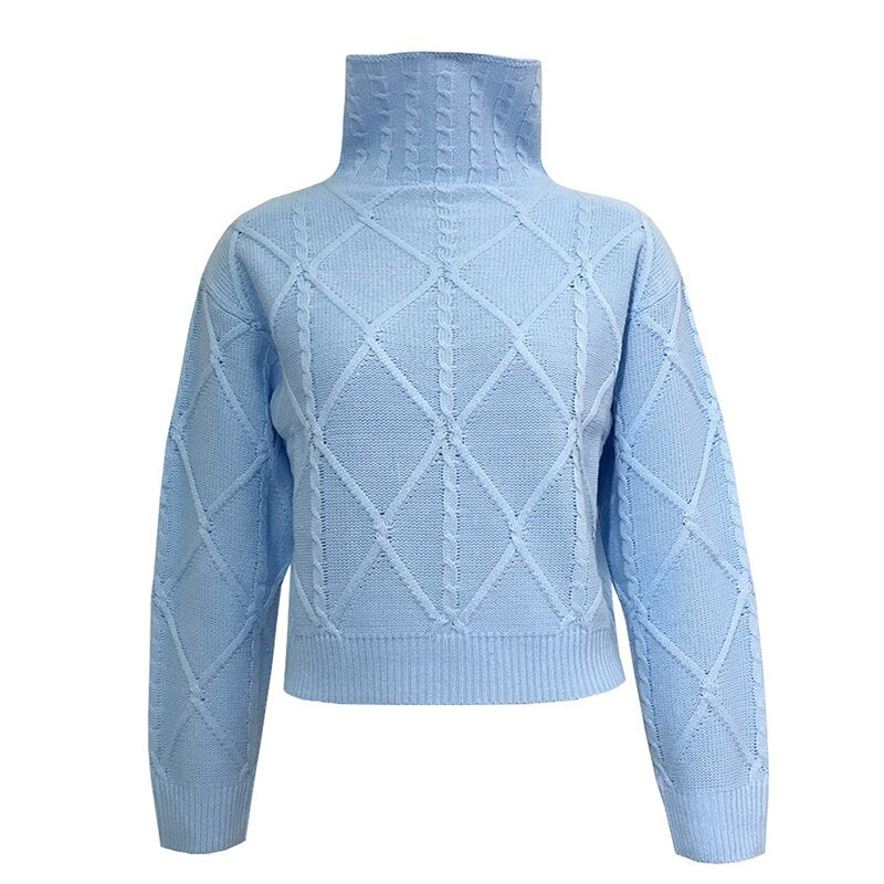 Women's Autumn/Winter Casual Knitted Long-Sleeved Sweater