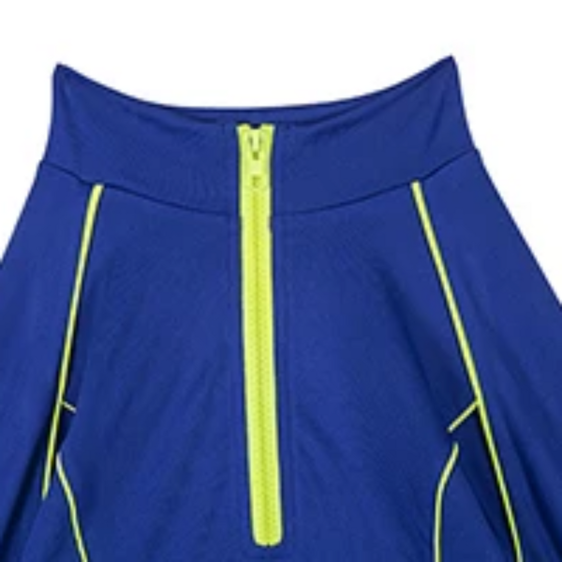 Women's Casual Neon Spandex Striped Two-Piece Fitness Set | Top And Shorts