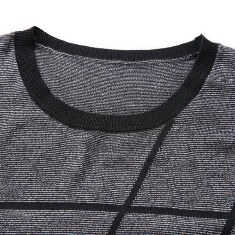 Men's Autumn Casual O-Neck Sweater | Plus Size