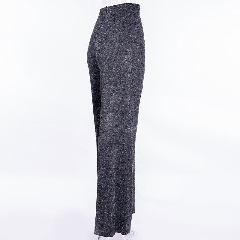 Women's Sequined Loose High-Waist Pants