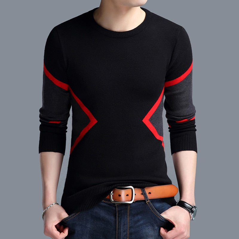 Men's Autumn/Winter Breathable Knitted Pullover