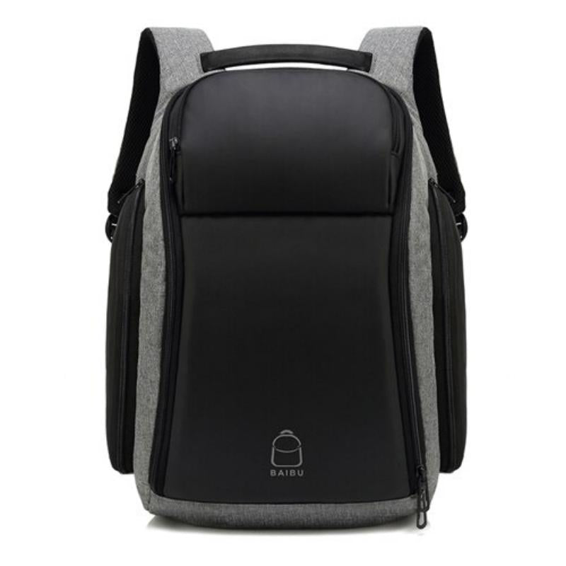 Men's Waterproof Travel Backpack For 17 Inch Laptop