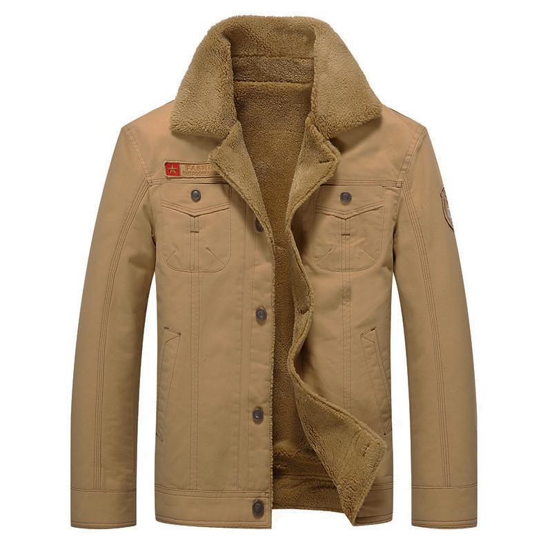 Men's Winter Jacket With Buttons