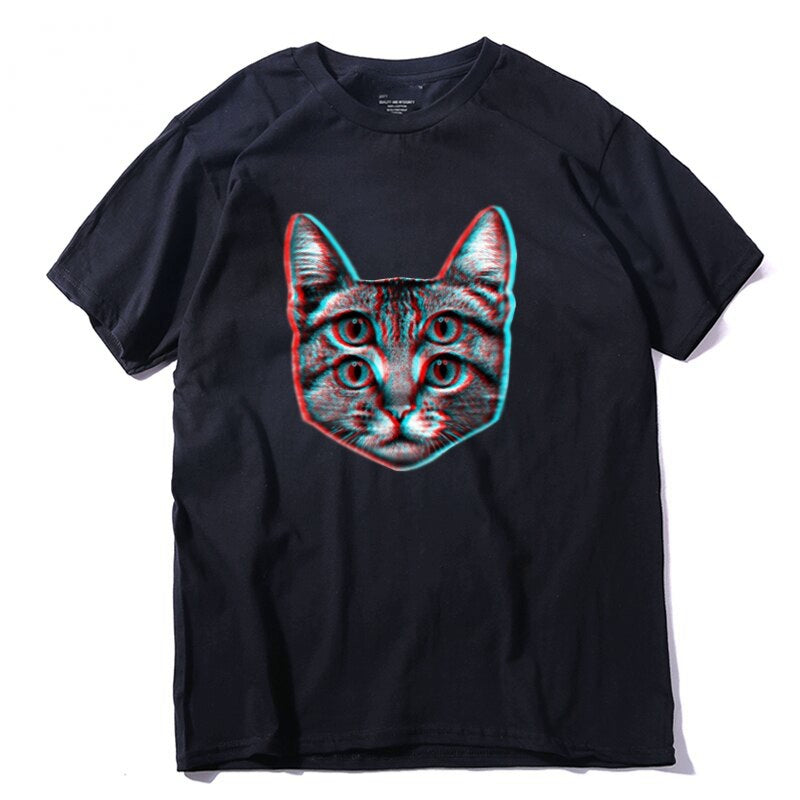 Men's Casual Cotton T-Shirt With Print