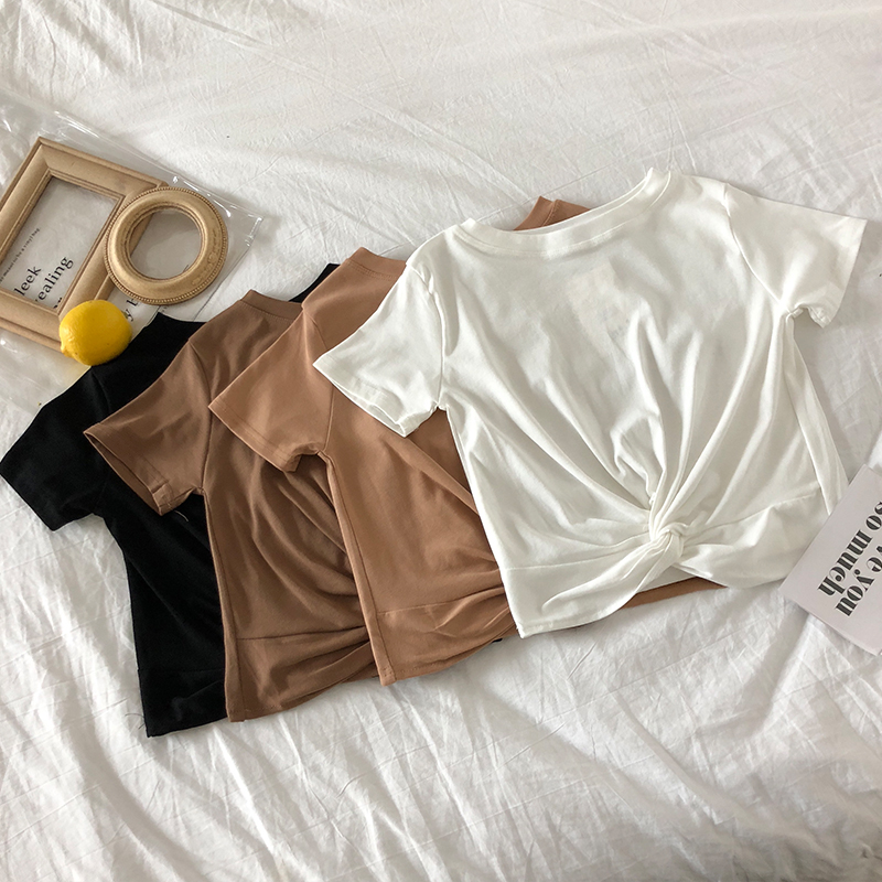 Women's Summer Casual Cotton O-Neck Short-Sleeved T-Shirt