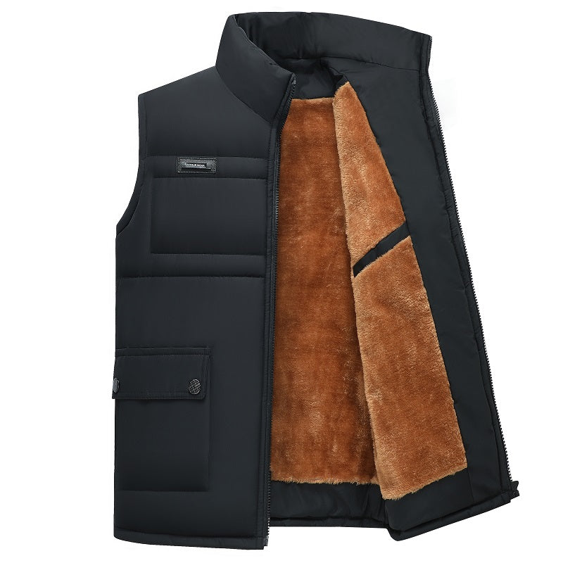 Men's Winter Warm Down Vest | Plus Size