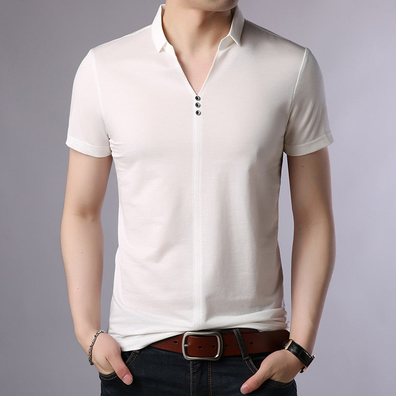 Men's Summer Solid Colored Polo