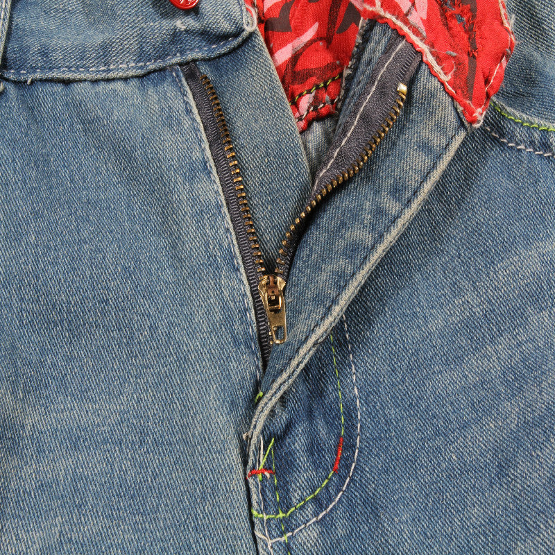 Men's Autumn Cotton Ripped Jeans | Plus Size