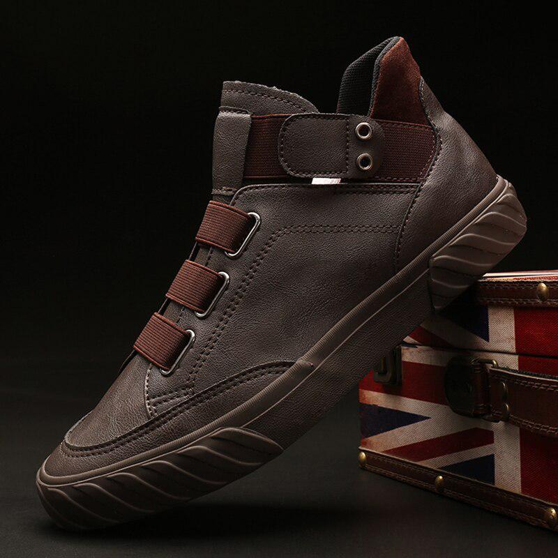Men's Winter Casual Leather Boots