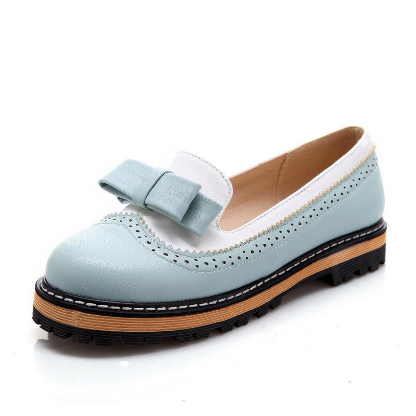 Women's Spring/Autumn Casual Slip-On PU Leather Pumps