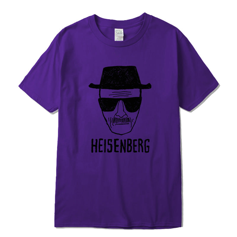 Men's Summer Casual Cotton T-Shirt "Heisenberg"
