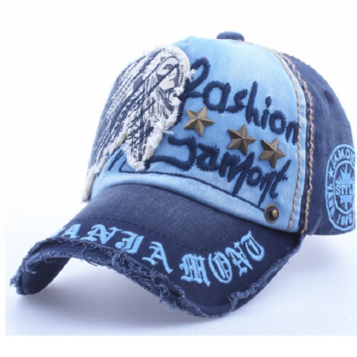 Men's/Women's Cotton Baseball Cap With Embroidery