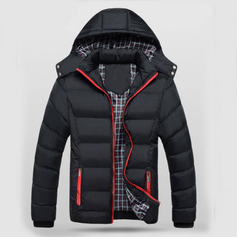 Men's Winter Casual Warm Hooded Jacket