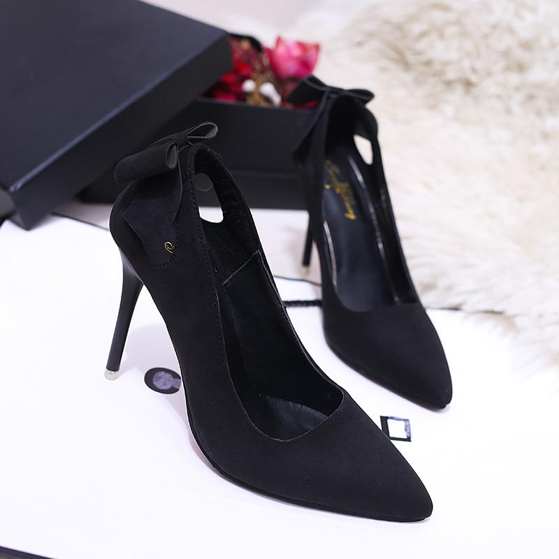 Women's Spring/Autumn Suede Shoes With High Heels