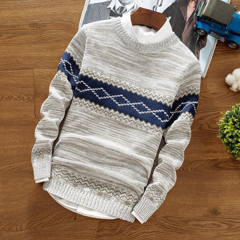 Men's Spring/Autumn Casual O-Neck Sweater