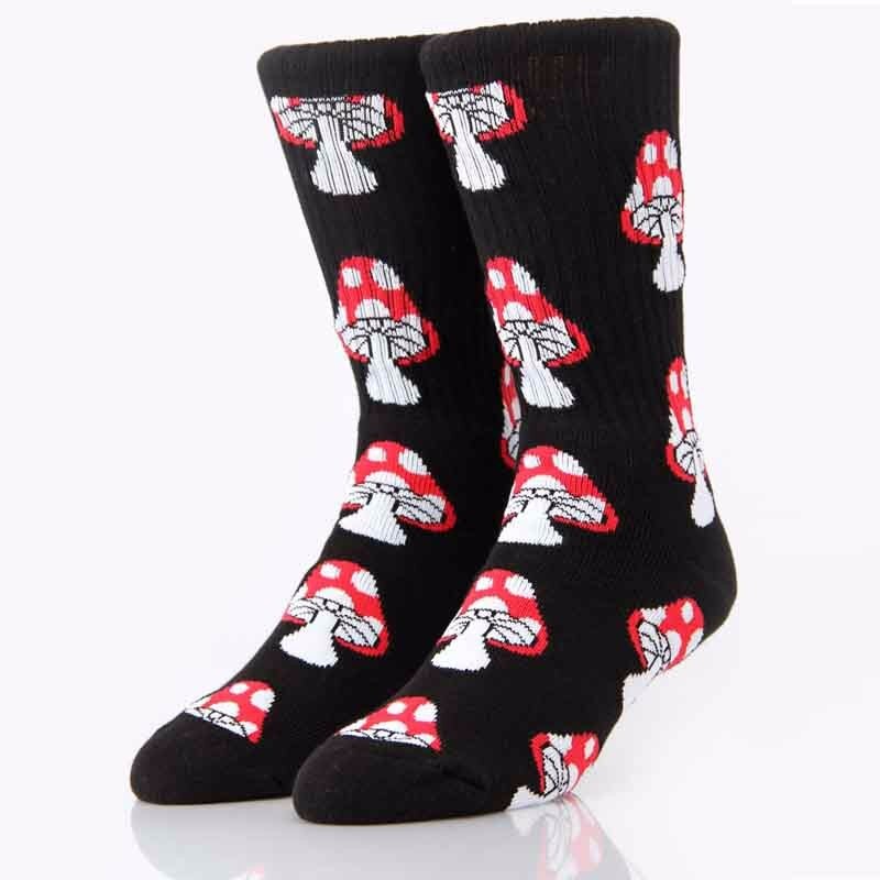 Women's/Men's Winter Casual Cotton Socks With Mushrooms Print