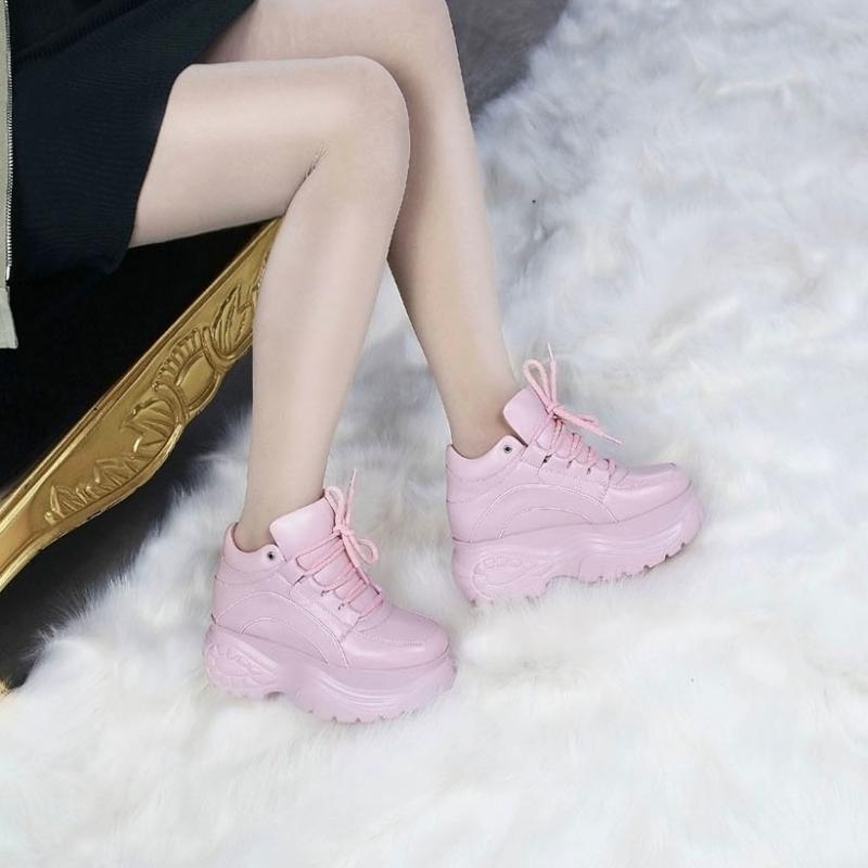 Women's Winter Casual Leather Sneakers
