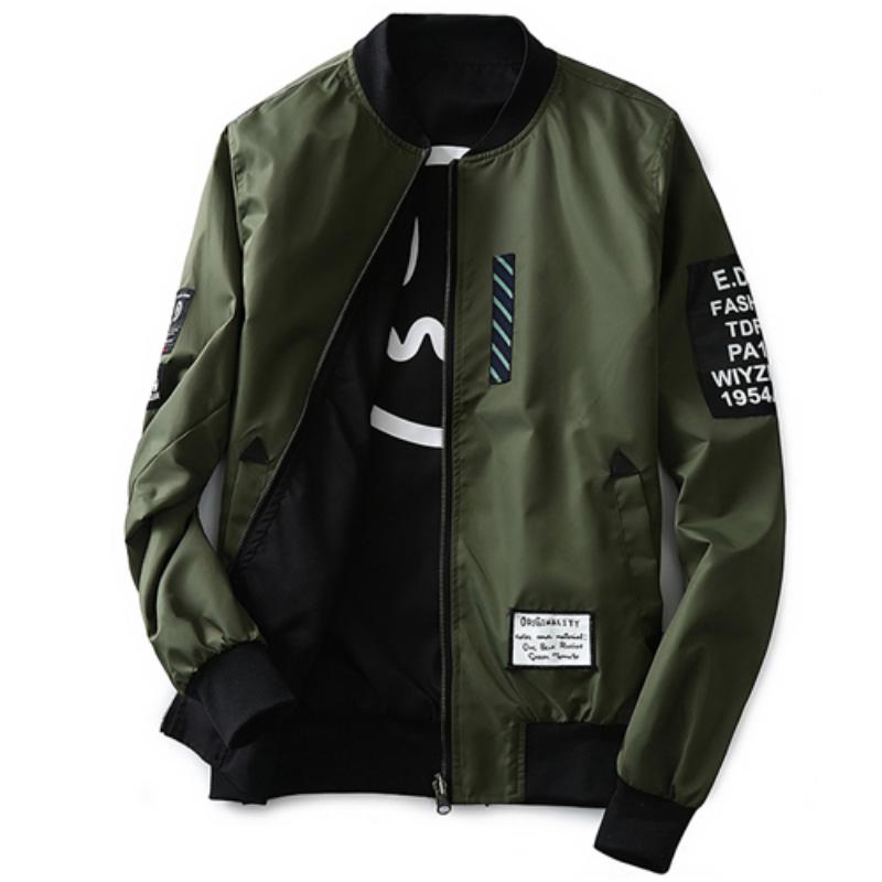 Men's Double Sided Bomber With Zipper