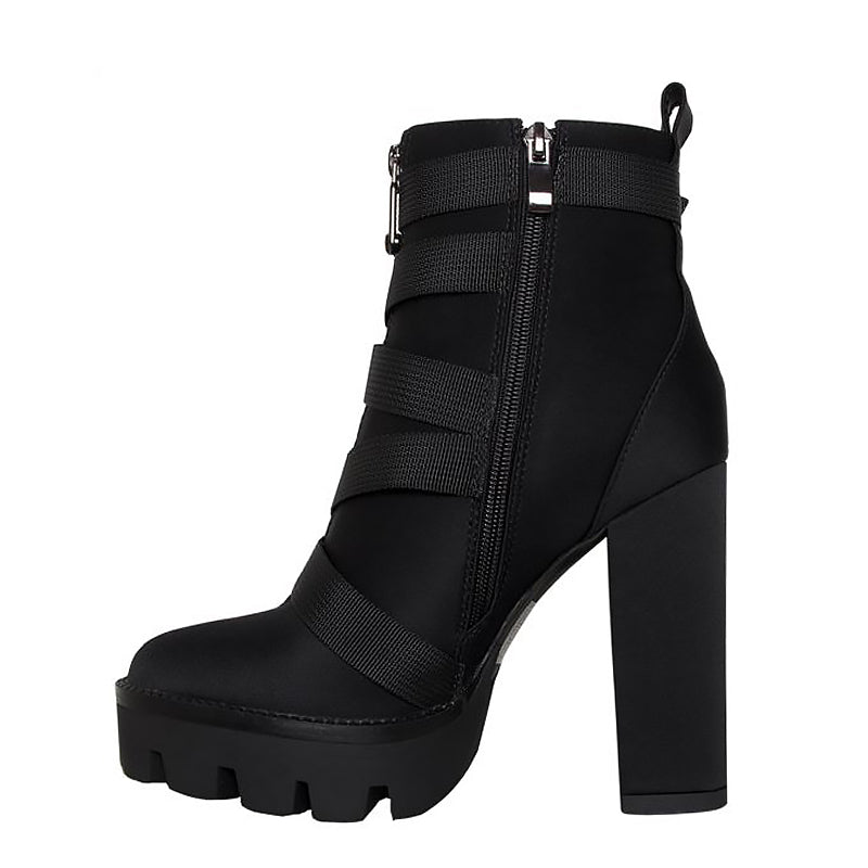 Women's Spring/Autumn Ankle Boots | Plus Size