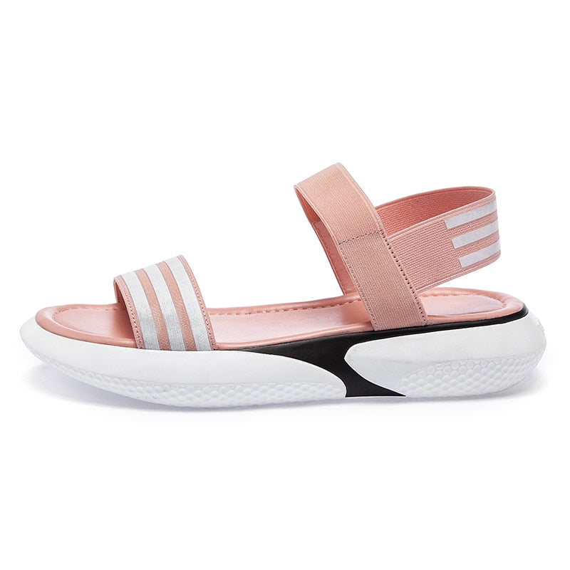 Women's Summer Casual Leather Platform Sandals