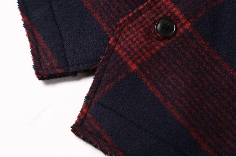 Men's Autumn/Winter Woolen Plaid Vest
