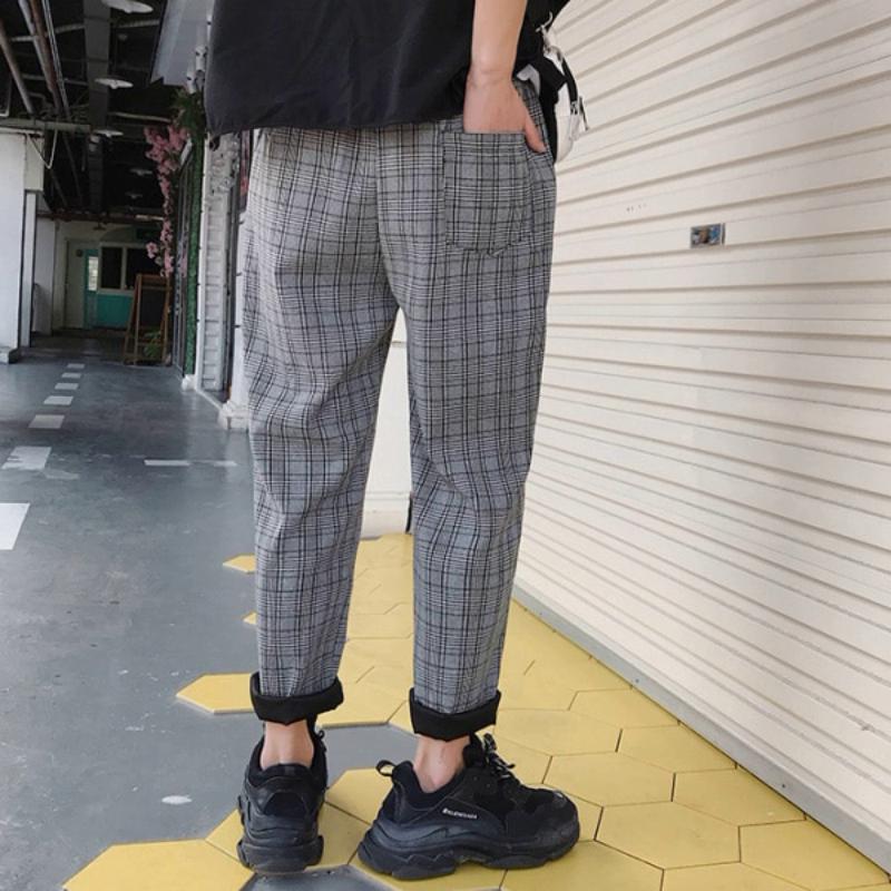 Men's Casual Plaid Pants | Plus Size