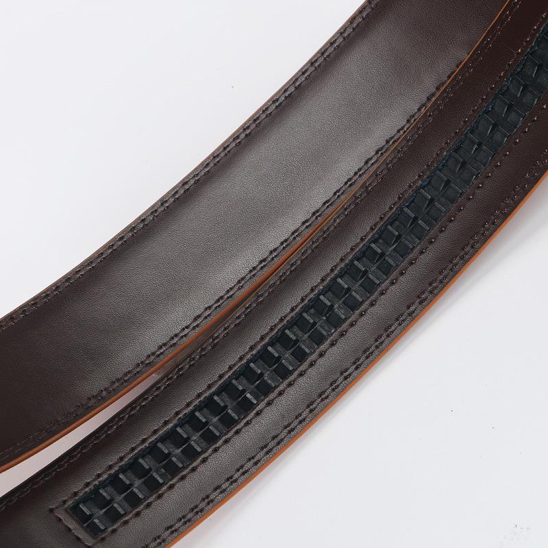 Men's Genuine Leather Belt With Automatic Buckle