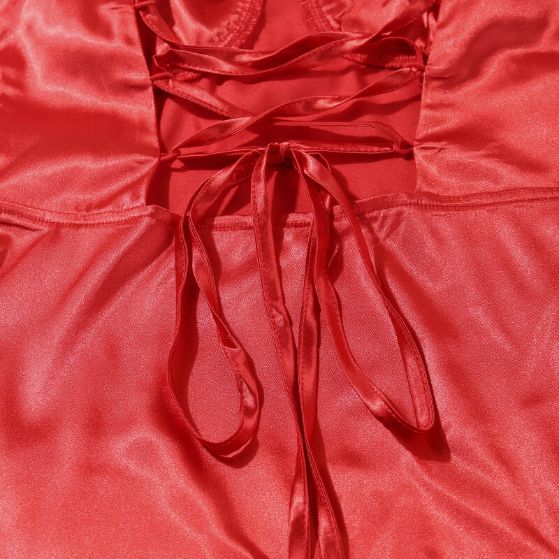 Women's Summer Sleeveless Silk Solid Dress