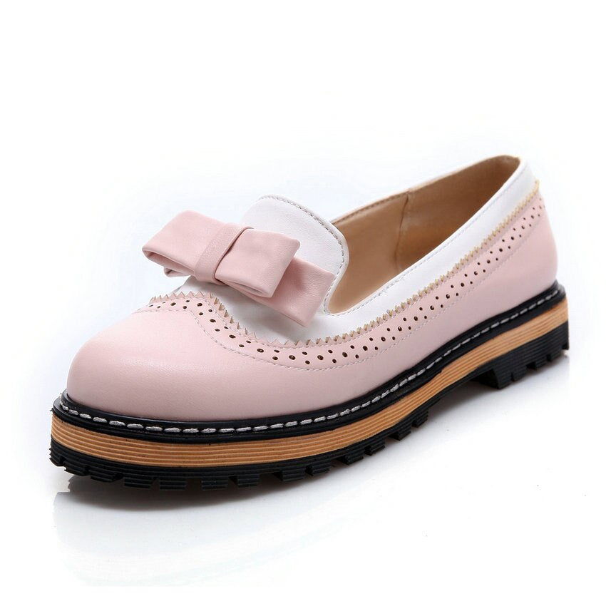 Women's Spring/Autumn Casual Slip-On PU Leather Pumps