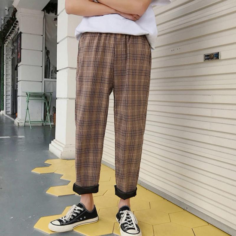 Men's Casual Plaid Pants | Plus Size