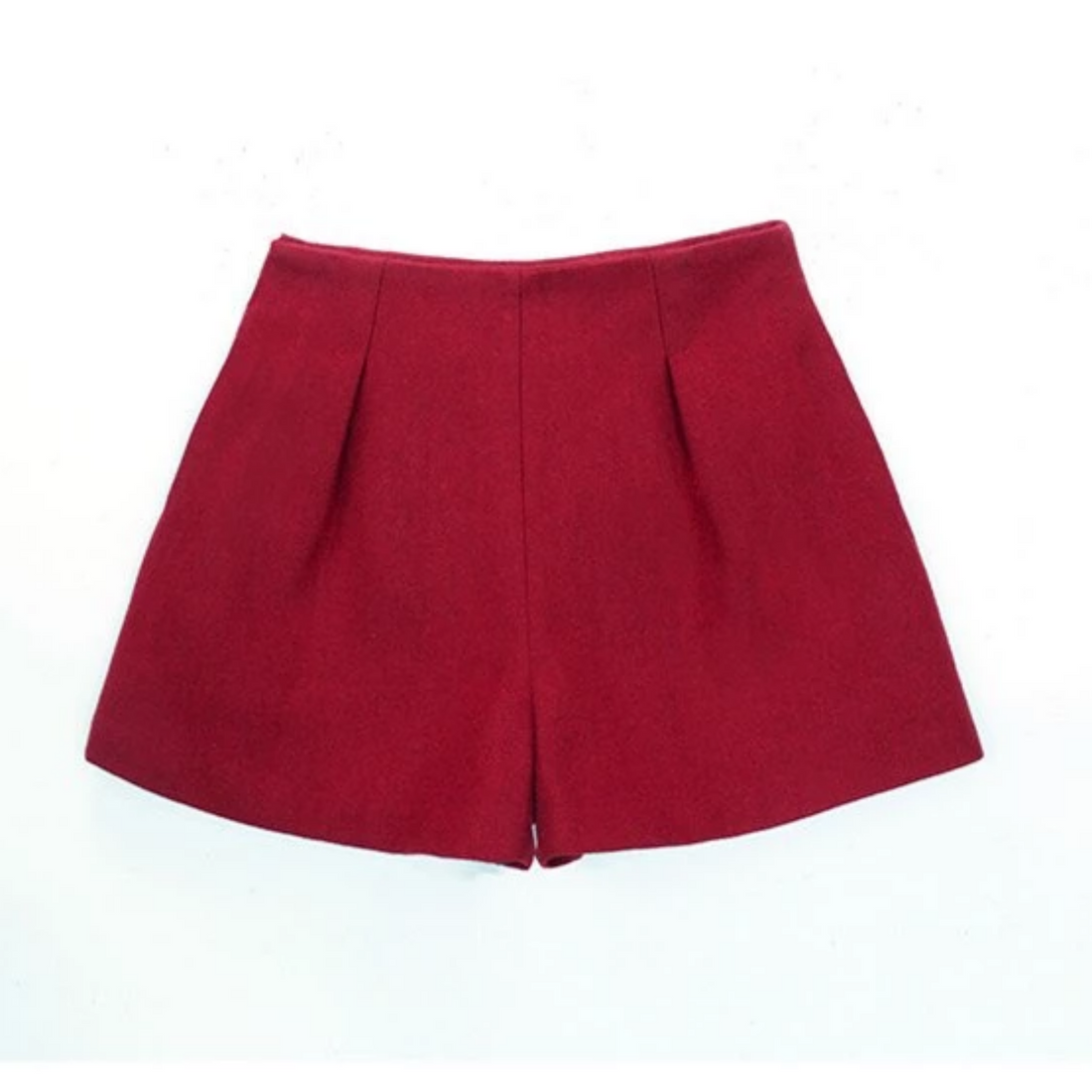 Women's Winter Casual Wool Loose Shorts With Pockets