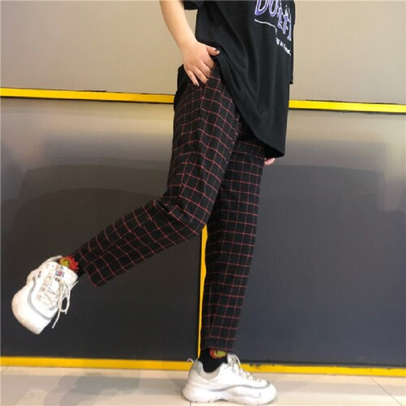 Men's Casual Polyester Loose High-Waist Joggers
