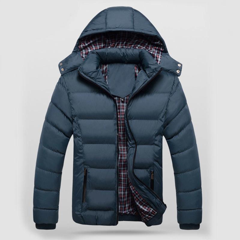 Men's Winter Casual Warm Hooded Jacket
